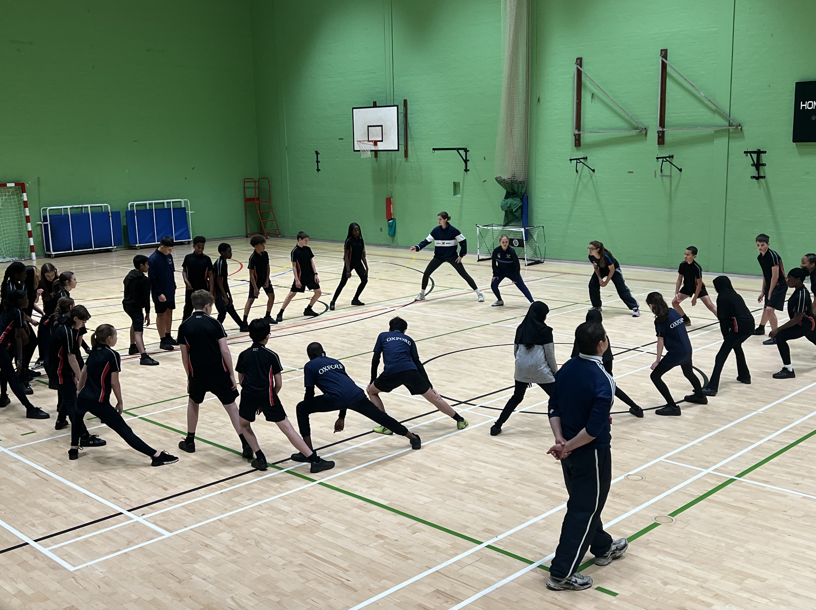 Oxford Sports Leaders workshop - warm up 