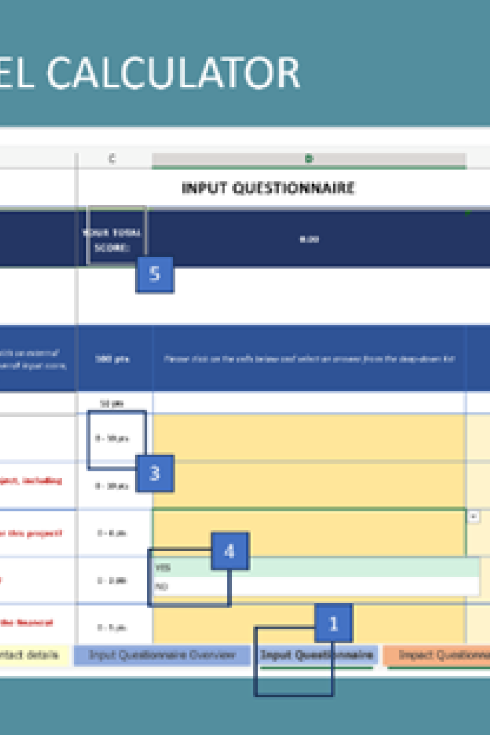 CRS framework excel spreadsheed