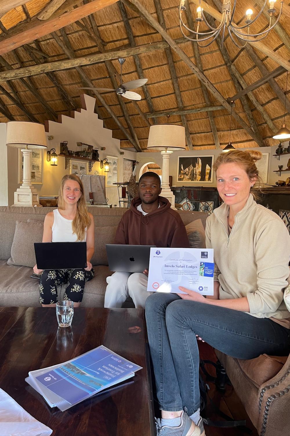 UN Tourism Imvelo Safari Lodges SDG Impact Lab ESG Framework Certificate