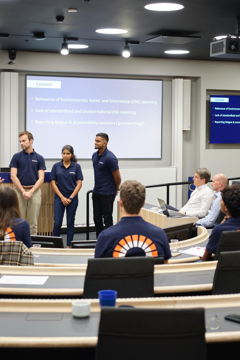 Fellows presenting at showcase