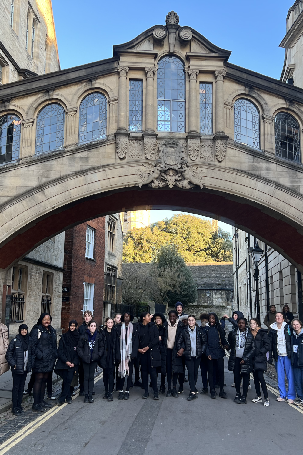 Sport Leaders Lab under Oxford Bridge of Sighs