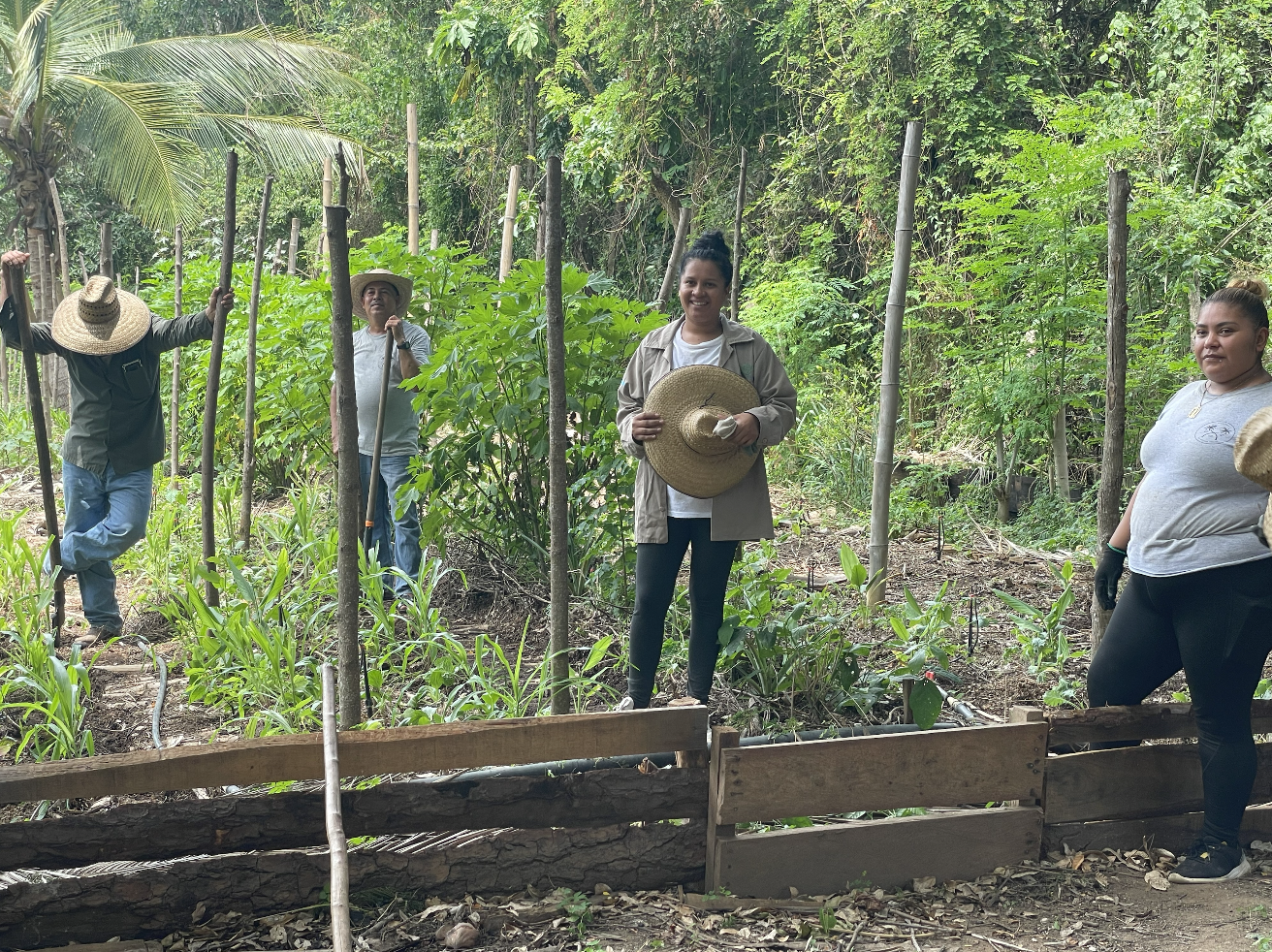 Group of farm workers