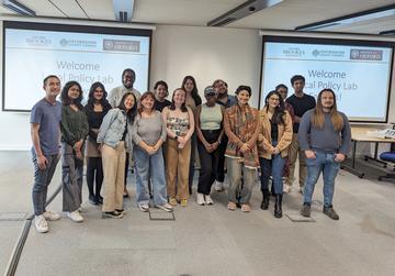 Local Policy Lab Fellows standing in a group